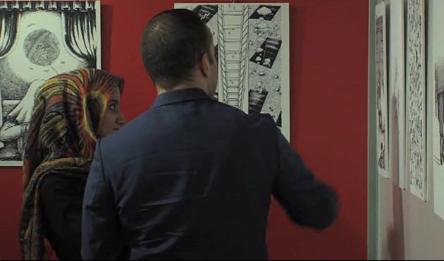 İran'da Hasan Aycın sergisi