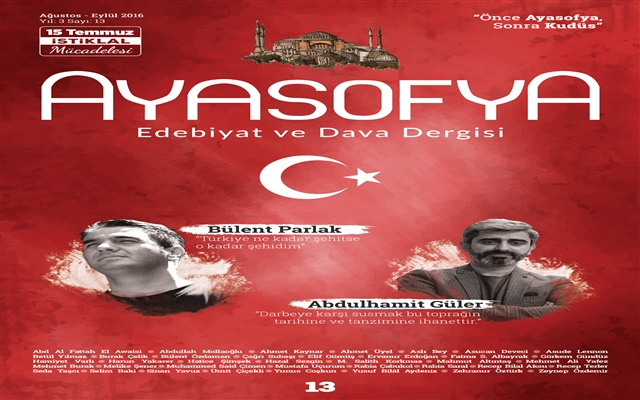 Ayasofya 15 Temmuz İstiklal Mücadelesi Özel Sayısı