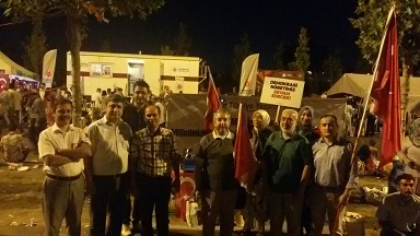 TYB'nin nöbeti Cumhurbaşkanlığı Külliyesi'nde devam ediyor