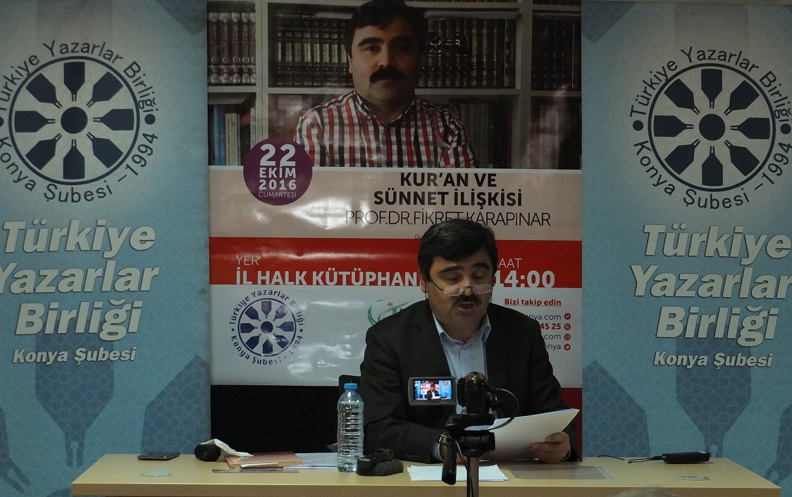 “Hadis’siz Din, Peygamber’siz Din demektir.”