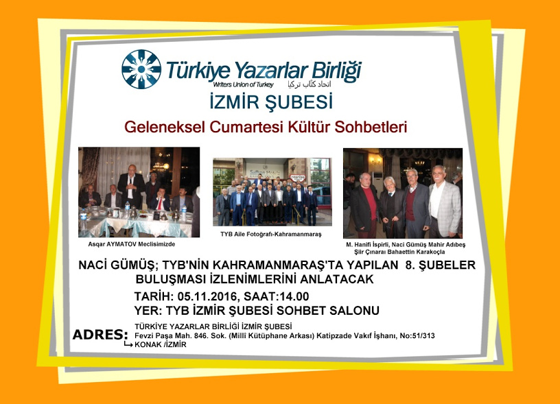 8. Şubeler Buluşması ve Kahramanmaraş izlenimleri