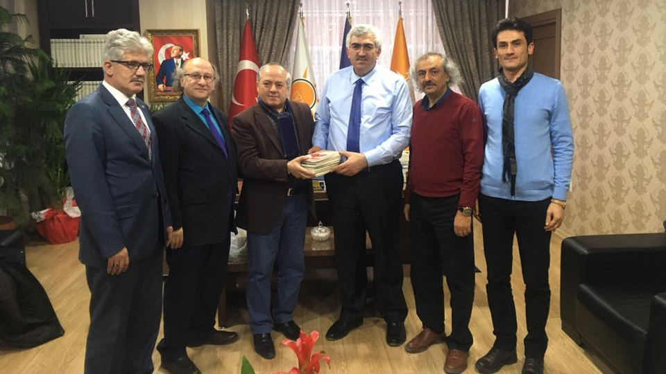 Erzurum Şubesi’nden Başkan Öz’e “Kitap”lı Tebrik Ziyareti