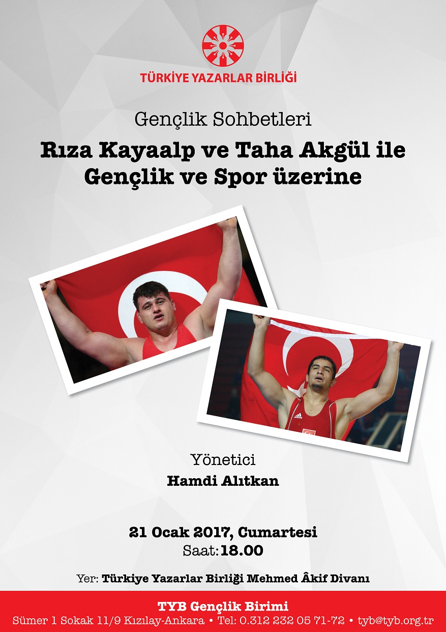TYB Gençlik Birimi Sporcularla bir araya geliyor.