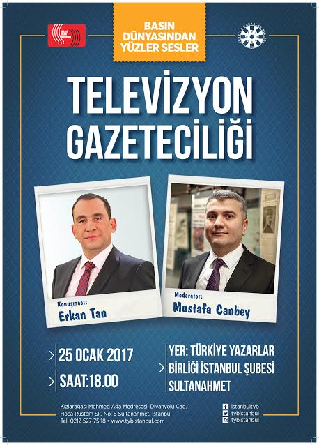 TYB İstanbul’da Televizyon Gazeteciliği Konuşulacak