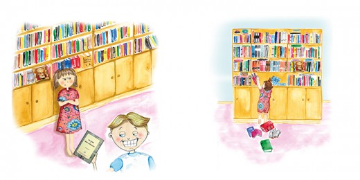 Babamın kütüphanesi