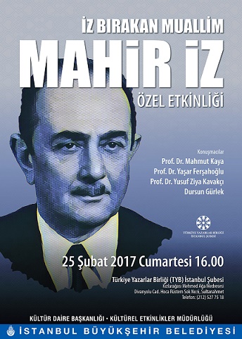TYB İstanbul’da Mahir İz Özel Etkinliği