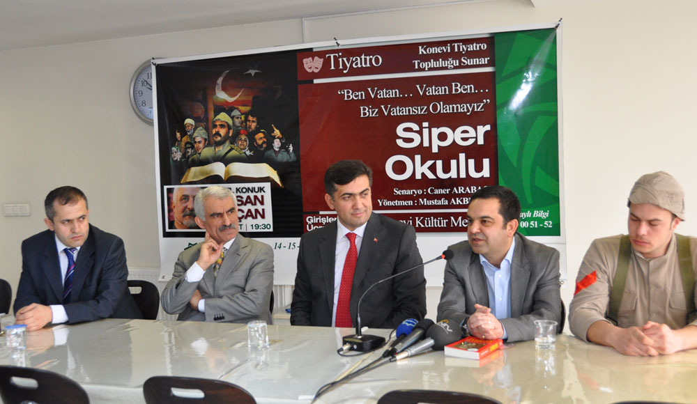 TYB Konya Şubesi Meram Belediyesi İşbirliğiyle Çanakkale Siper Okulu Tiyatrosu