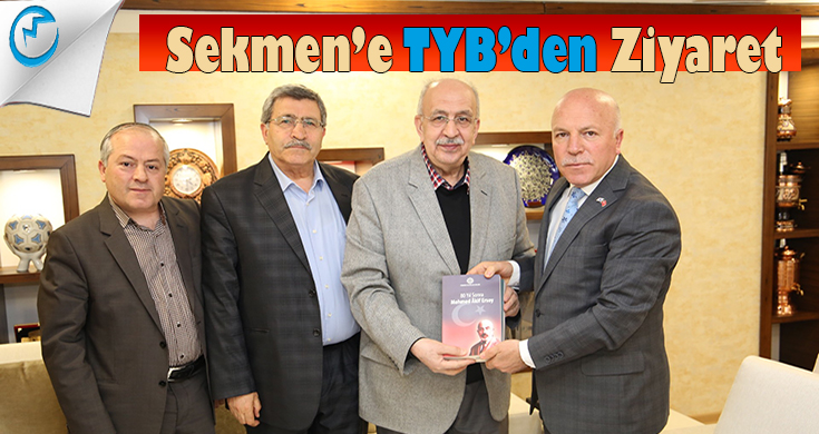 Türkiye Yazarlar Birliği’nden Başkan Sekmen’e ziyaret