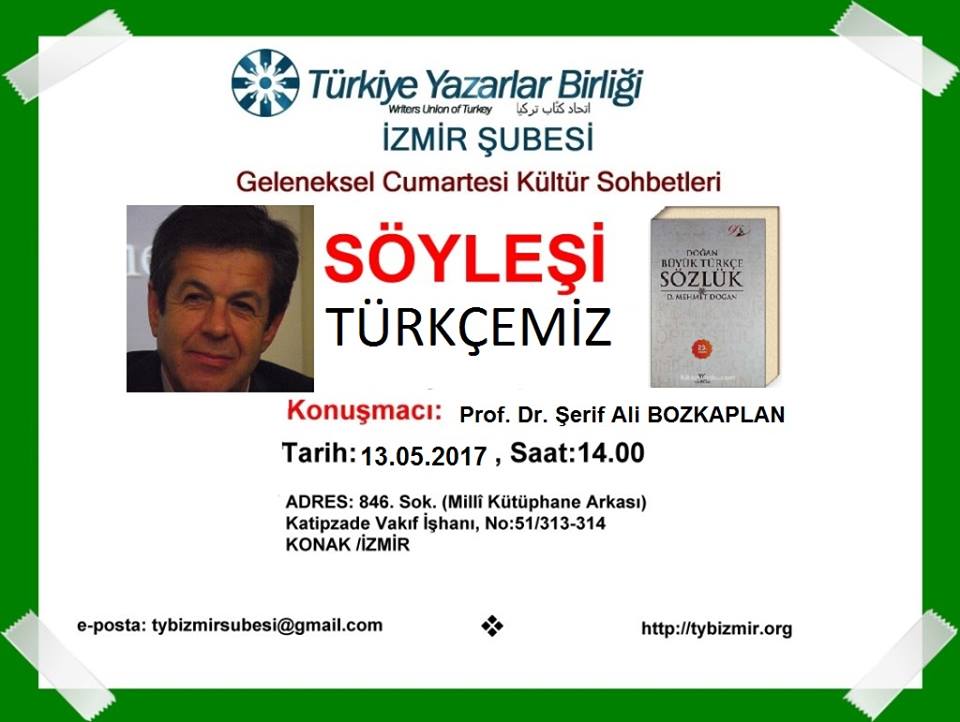 Prof Dr. Şerif Ali Bozkaplan ile "Türkçemiz"