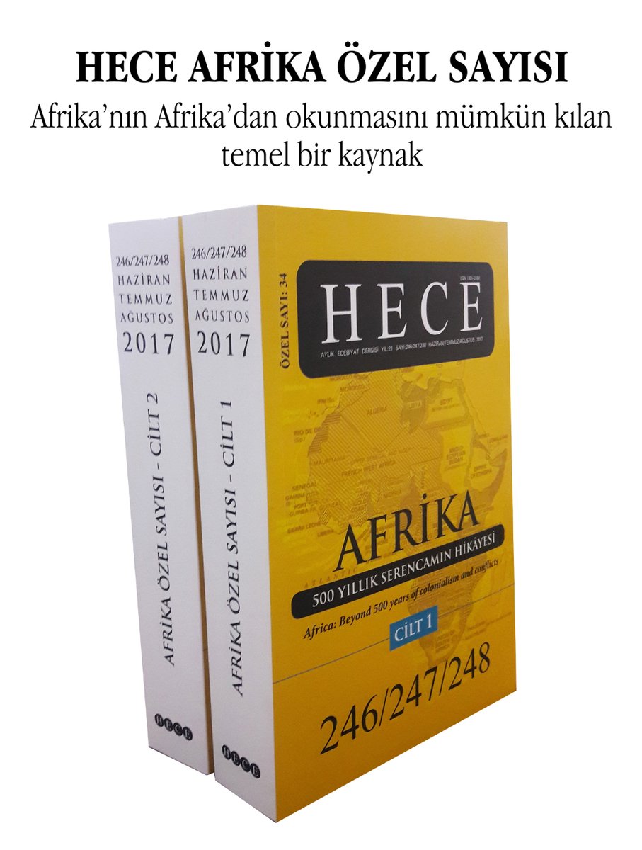 Hece Afrika Özel Sayısı çıktı