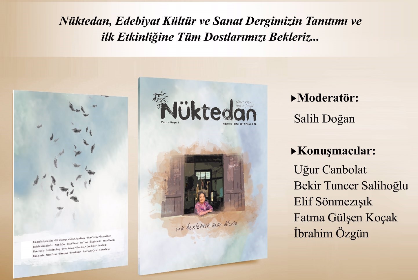 TYB İstanbul’da Nüktedan Dergisinin Tanıtımı Yapılacak