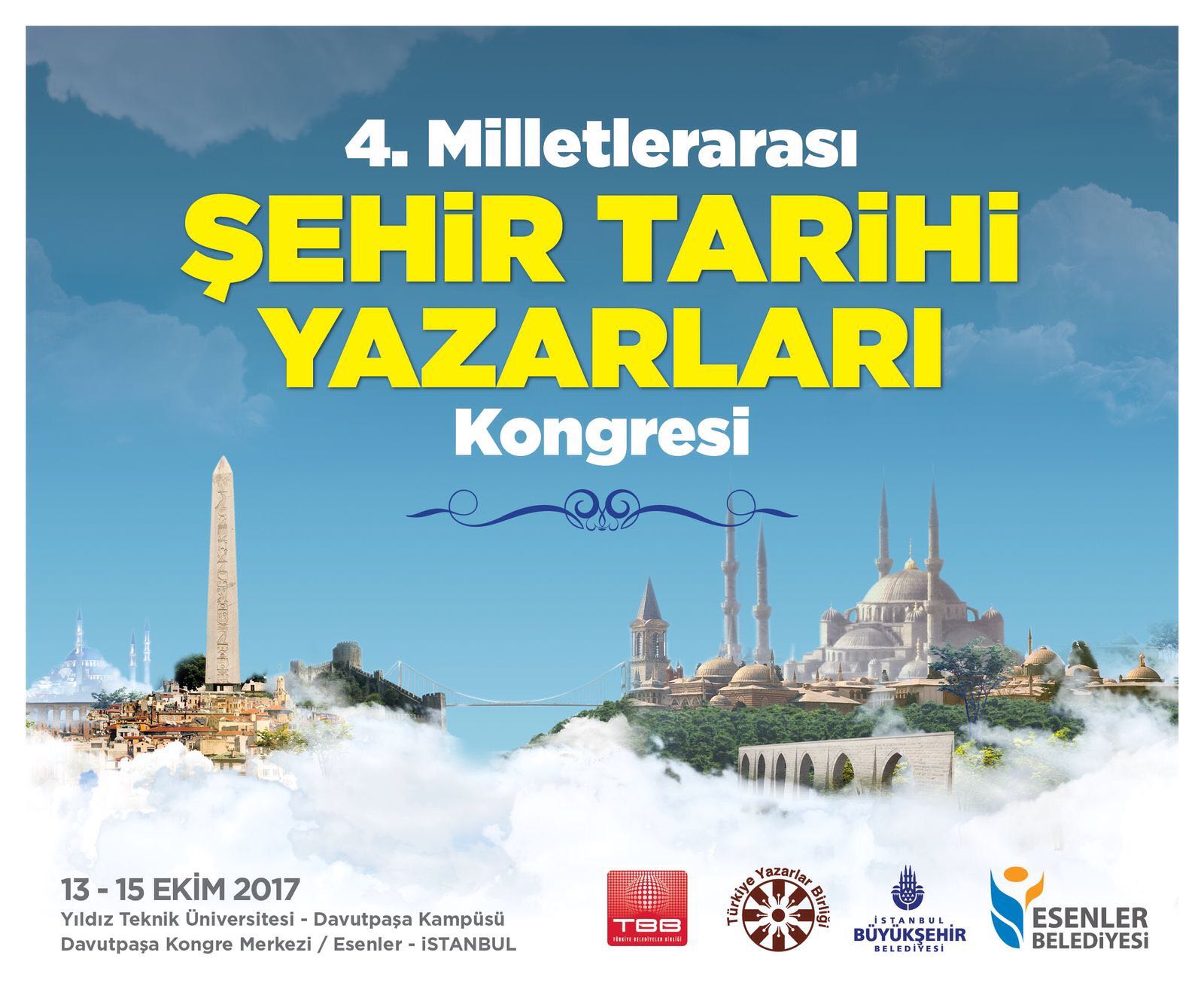 4. Şehir Tarihi Yazarları Kongresi İstanbul'da Başlıyor!