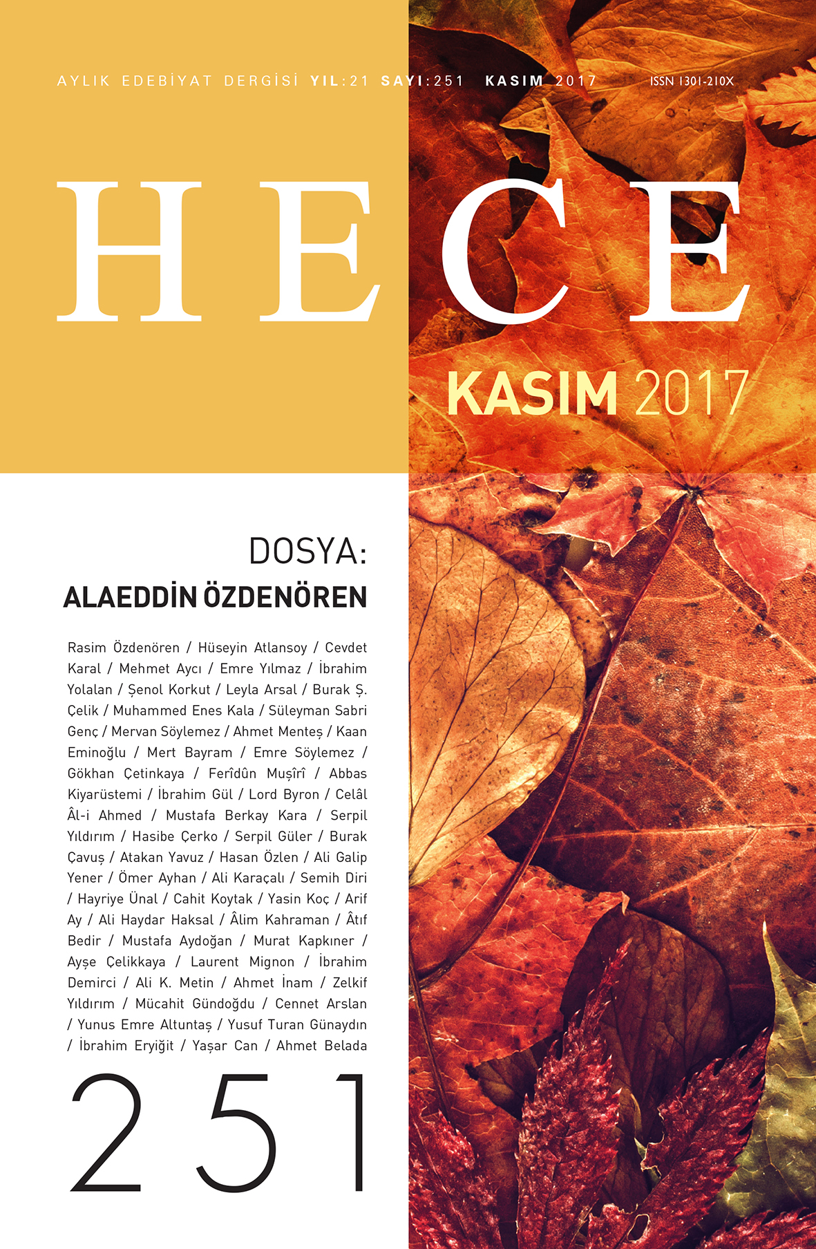 HECE Dergisi Kasım Sayısı Çıktı!