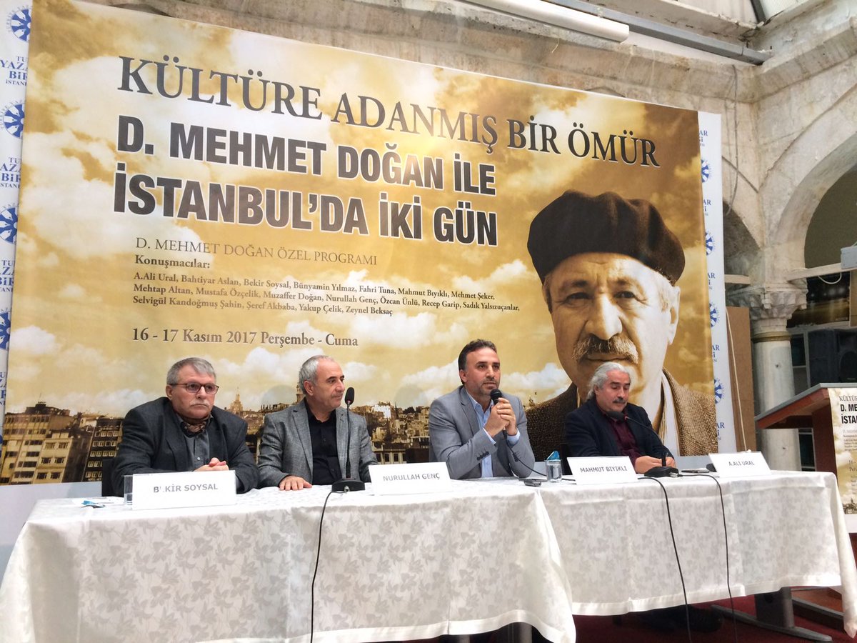 Yazarlardan D. Mehmed Doğan’a Vefa