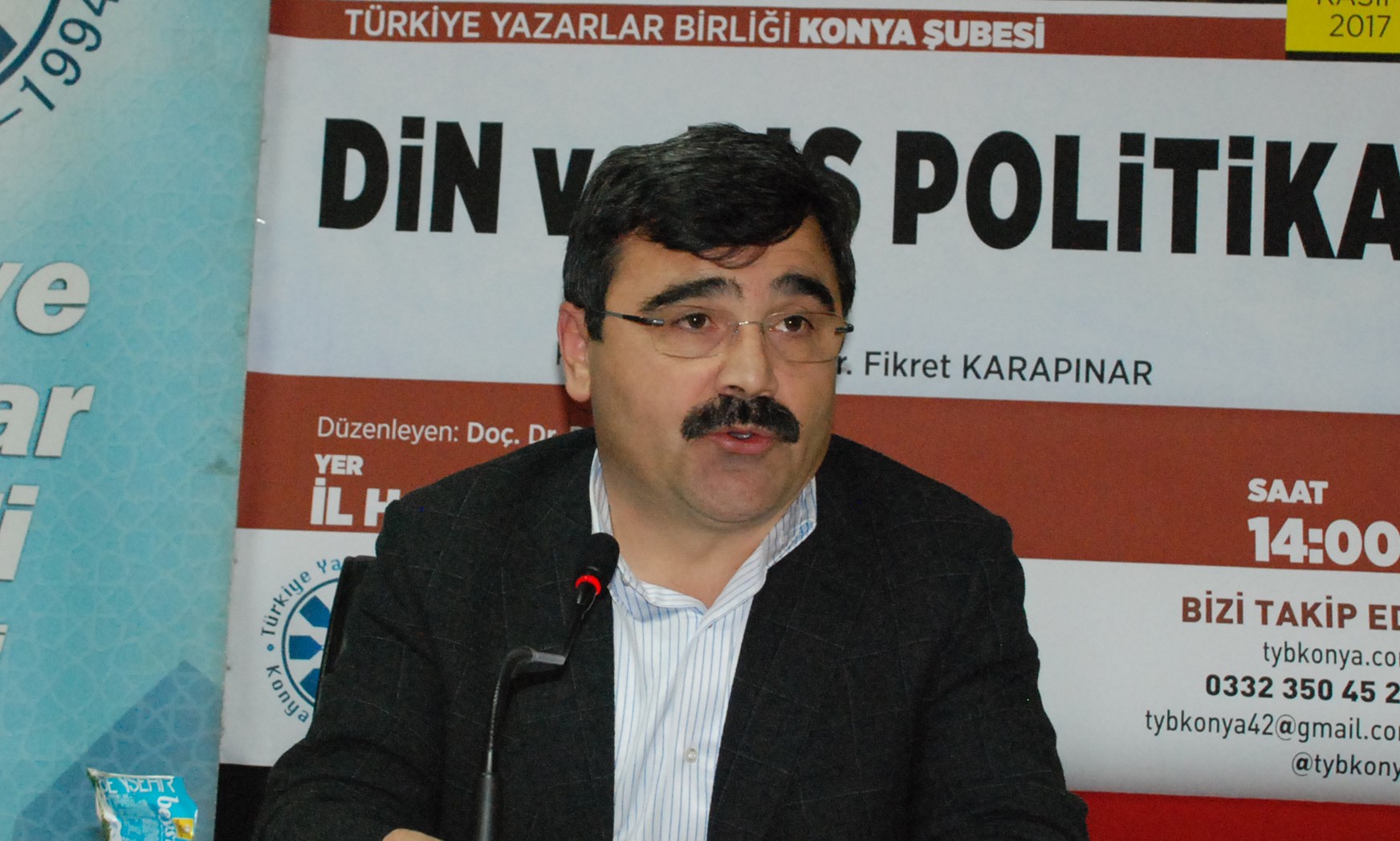 Konya Şubesinde “Din ve Dış Politika” Konuşuldu