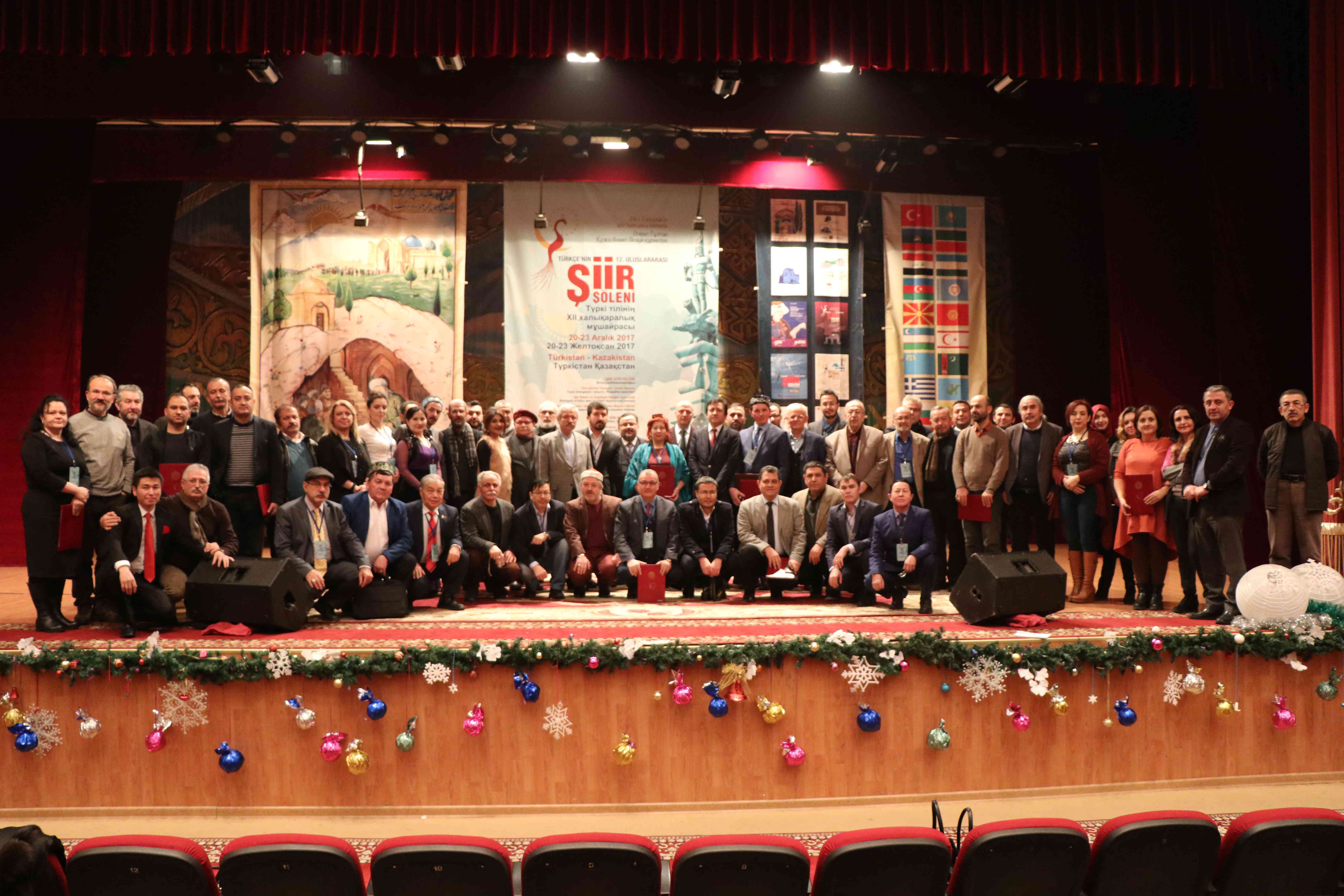 ‘’Türkçe'nin 12. Uluslararası Şiir Şöleni’’ Türkistan'da gerçekleştirildi