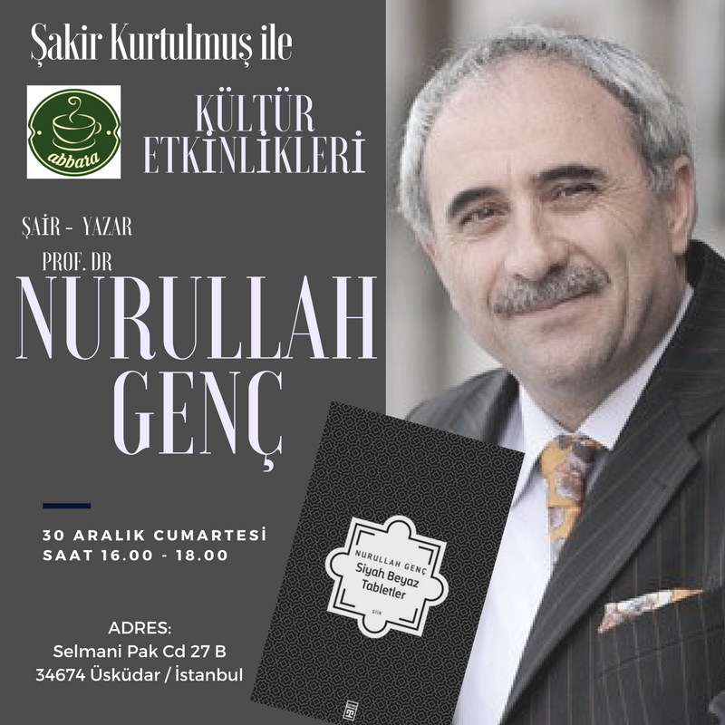 Nurullah Genç  Abbara Kültür Etkinlikleri’nde