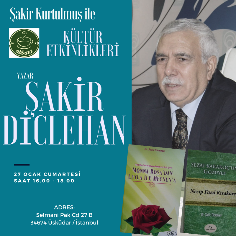 Şakir Diclehan Abbara Kültür Etkinlikleri’nde