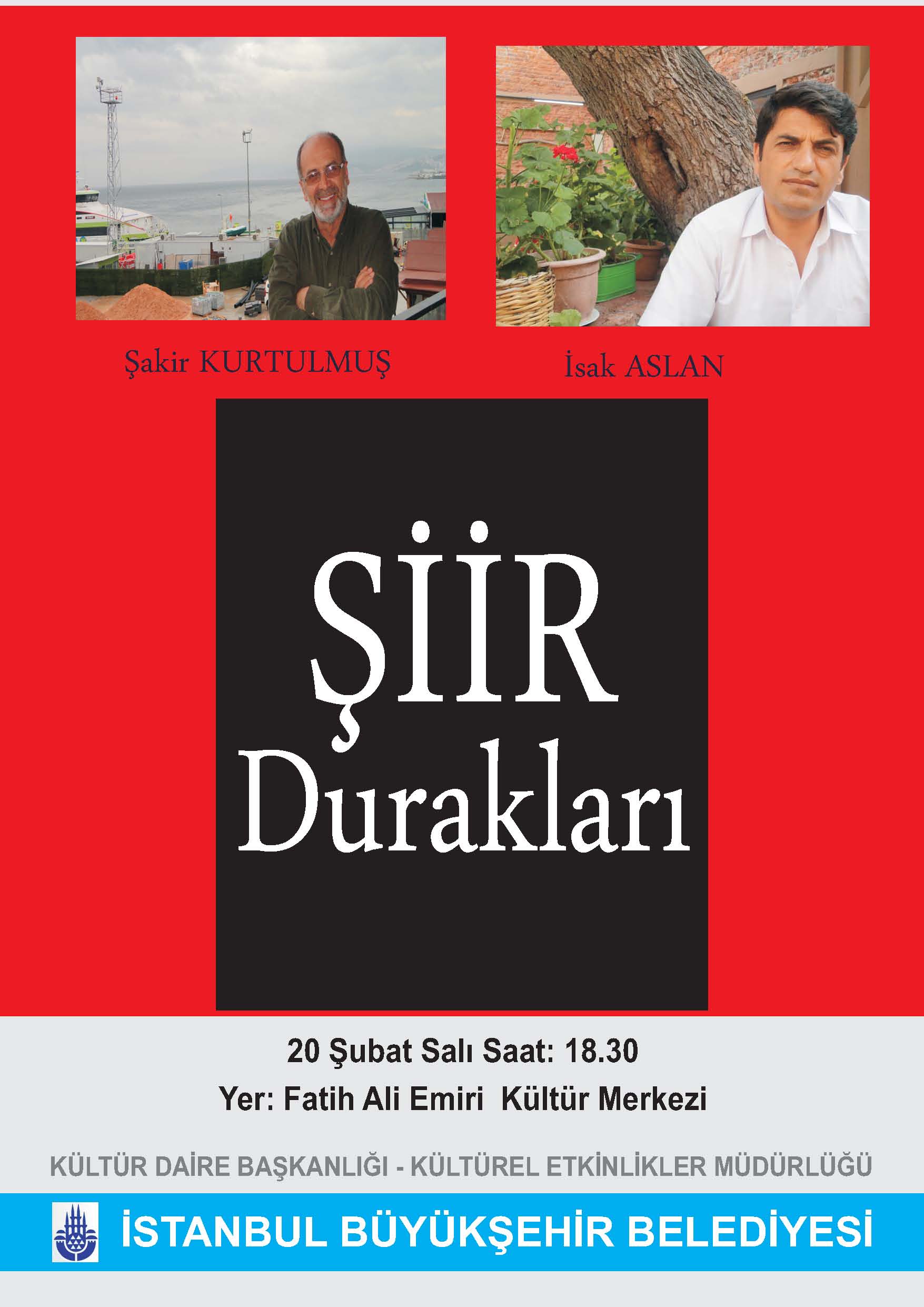 Şiir Durakları’ nın Konuğu İshak Aslan