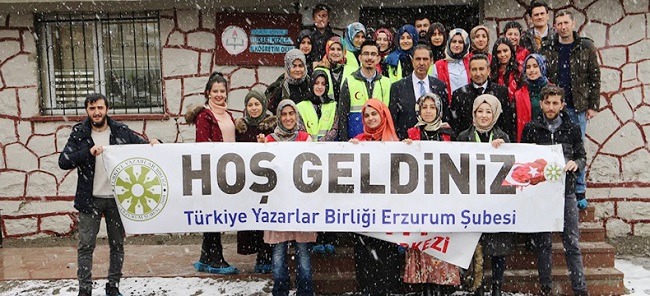 Erzurum Şubesi, okul ziyaretlerine devam ediyor