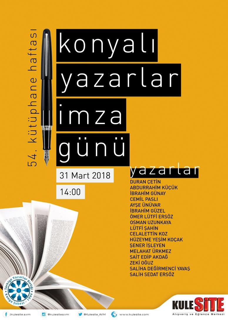 Konyalı Yazarlar İmza Günü