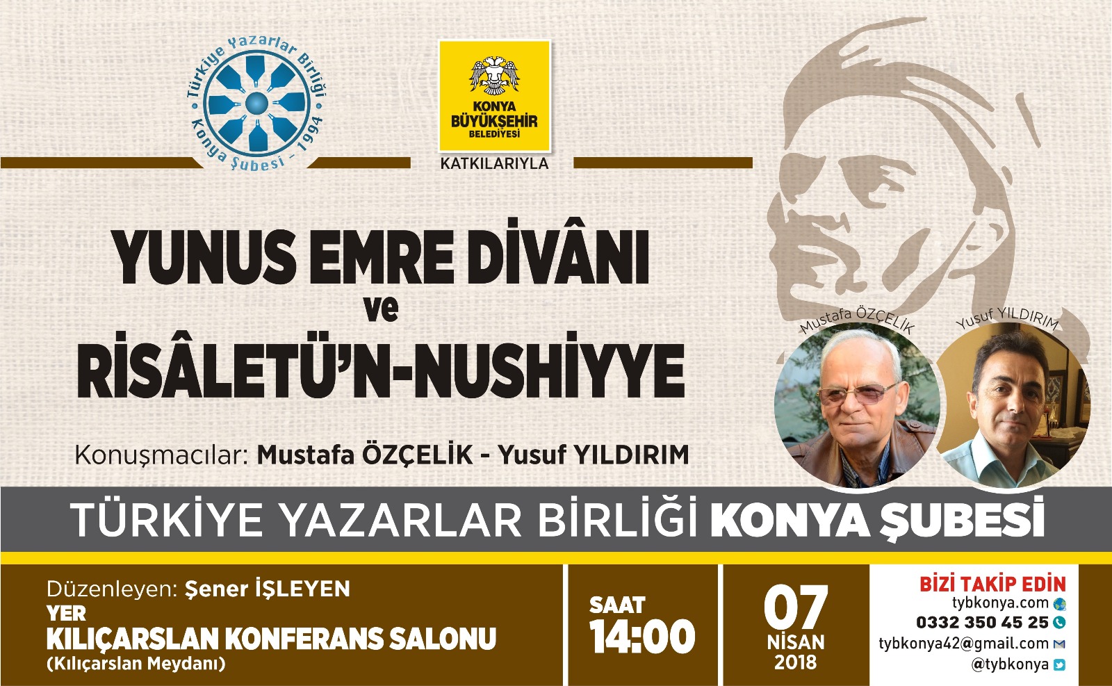 Konya Şubesi'nde Yunus Emre Divânı Risâletü'n-Nushiyye