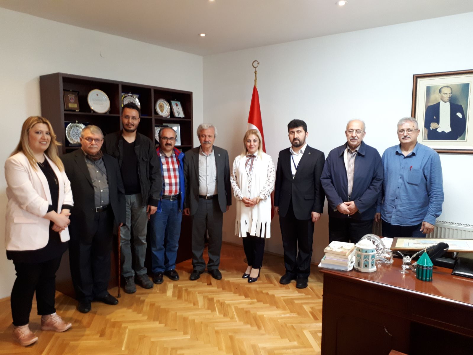 TYB Üsküp Büyükelçilik ve Yunus Emre Enstitüsü Müdürlüğünü ziyaret etti