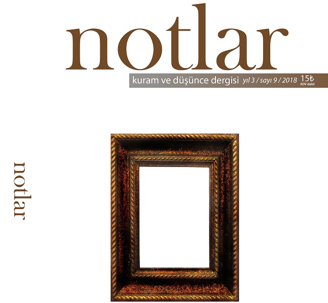 Notlar Dergisinin 9. Sayısı Çıktı