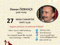 Osman Özbahçe’den D. Mehmet Doğan’a Armağan