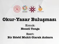 Yazar Necati Tonga Genç Kahvede Konuşacak