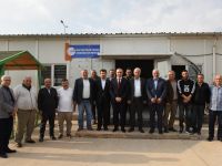 Başkan Arıcan Suriye Çobanbey' de incelemelerde bulundu