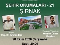 Doç. Dr. İbrahim Baz "Şehir Okumaları"na konuk olacak
