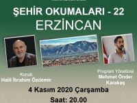 Halil İbrahim Özdemir "Şehir Okumaları"na konuk olacak
