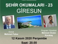 Mehmet Fatsa "Şehir Okumaları"na konuk olacak