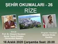 Prof. Dr. Hüseyin Karaman "Şehir Okumaları"na konuk olacak