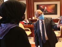 Rektör Dereli'den öğrencilere İstiklal Marşı teşekkürü