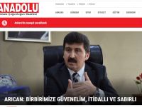Arıcan: Birbirimize güvenelim, itidallı ve sabırlı olalım
