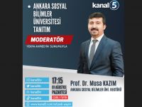 Prof. Dr. Arıcan, Kanal5 televizyonunda konuşacak