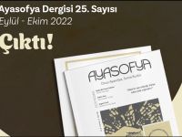 Ayasofya Dergisi 2 Dönemiyle Okurlarını Yeniden Selamlıyor!