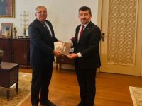 Genel Başkan Arıcan Cumhurbaşkanlığı İdari İşler Başkanı Kıratlı’yı ziyaret etti