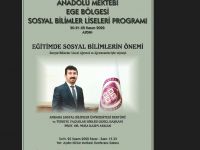 Prof. Dr. Arıcan Aydın’da öğrencilerle söyleşi yapacak