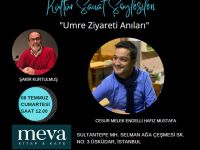Meva Kitap Kafe Söyleşileri Devam Ediyor