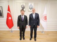 TYB Başkanı Arıcan Bakan Işıkhan’ı ziyaret etti