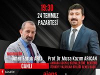 Genel Başkan Arıcan Kanal 5’in canlı yayınında konuşacak