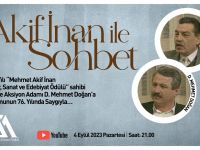 Mehmet Akif İnan'ın D. Mehmet Doğan ile yapılan Söyleşisi Yayınlanacak