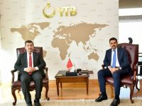 TYB Genel Başkanı Arıcan  YTB Başkanı Eren’i ziyaret etti