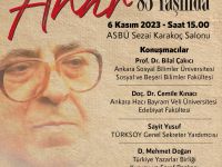 “ANAR 85 yaşında” programı ASBÜ’de yapılacak