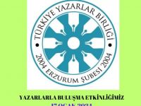 Türkiye Yazarlar Birliği (TYB) Erzurum Şubesinden anlamlı bir faaliyet daha