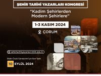 Milletlerarası Şehir Tarihi Yazarları Kongresi Çorum’da yapılacak