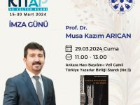 TYB Başkanı Arıcan “Kültürel Dinî Farklılık ve Ebû Hanîfe” kitabını imzalayacak